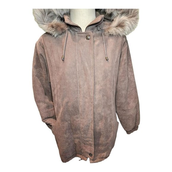 Northern Glades Fox Strip Parka size M - Picture 1 of 8